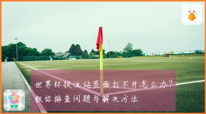 世界杯投注站页面打不开怎么办？教你排查问题与解决方法